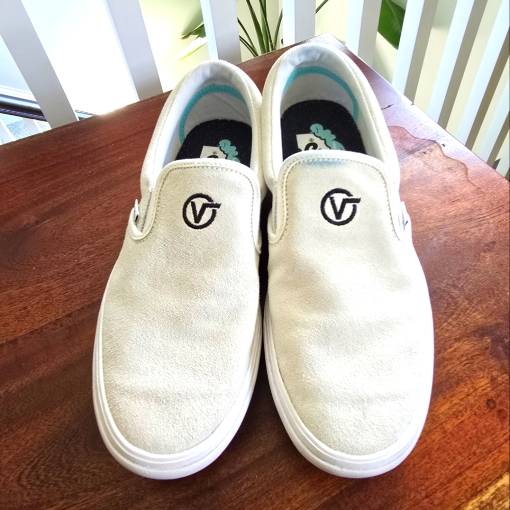 Vans Unisex Classic Beige Casual Cumfy Cush Dlip On